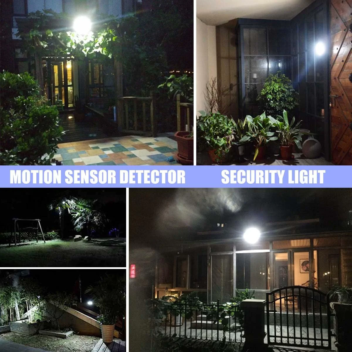 10W 12V Low Voltage AC/DC IP65 Waterproof 10W Mini LED Outdoor Security Flood Lights with PIR and Motion Sensor - Image 10