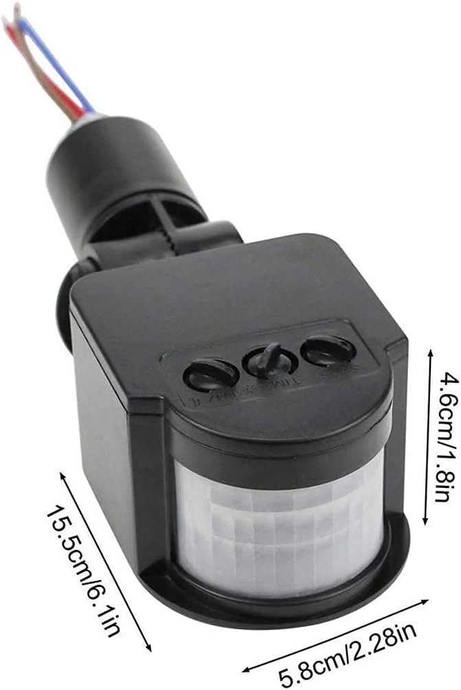 10W 12V Low Voltage AC/DC IP65 Waterproof 10W Mini LED Outdoor Security Flood Lights with PIR and Motion Sensor - Image 3