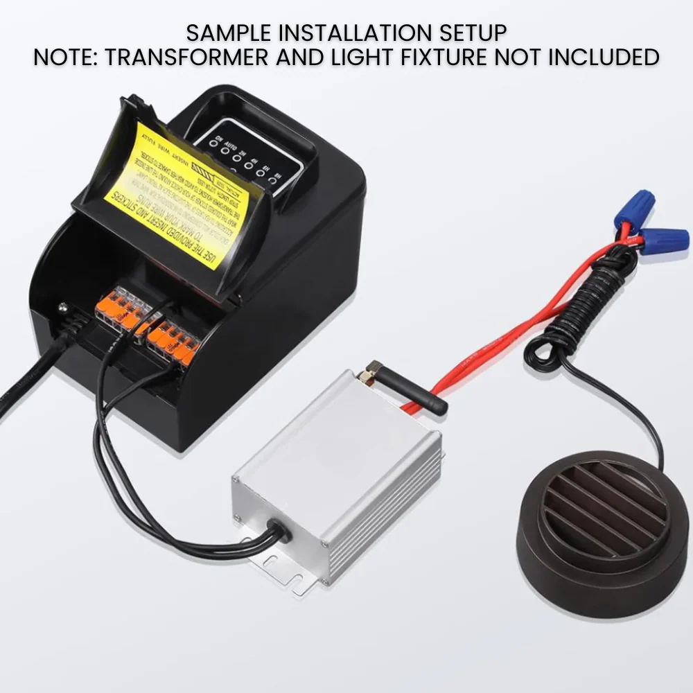 Low Voltage Dimmer for 12V-15V AC Landscape Lighting for Dimmable LED, Halogen and Incandescent Bulbs with Remote Control 120W Max - Image 3