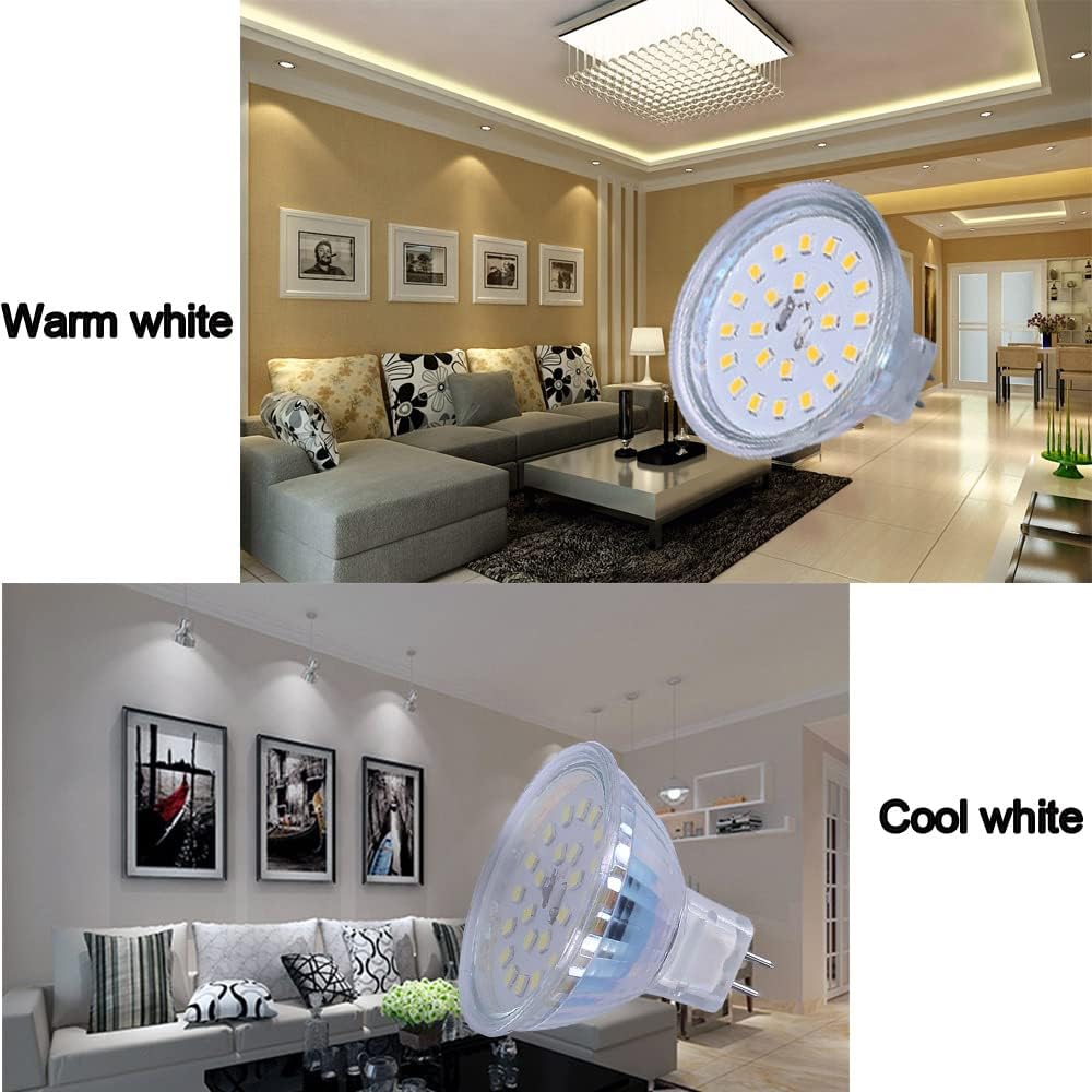 4-Pack MR16 5W 110V-130V GU5.3 LED Bulbs Dimmable Energy Saving Light 120 Degree Beam Angle 120V Line Voltage - Image 9
