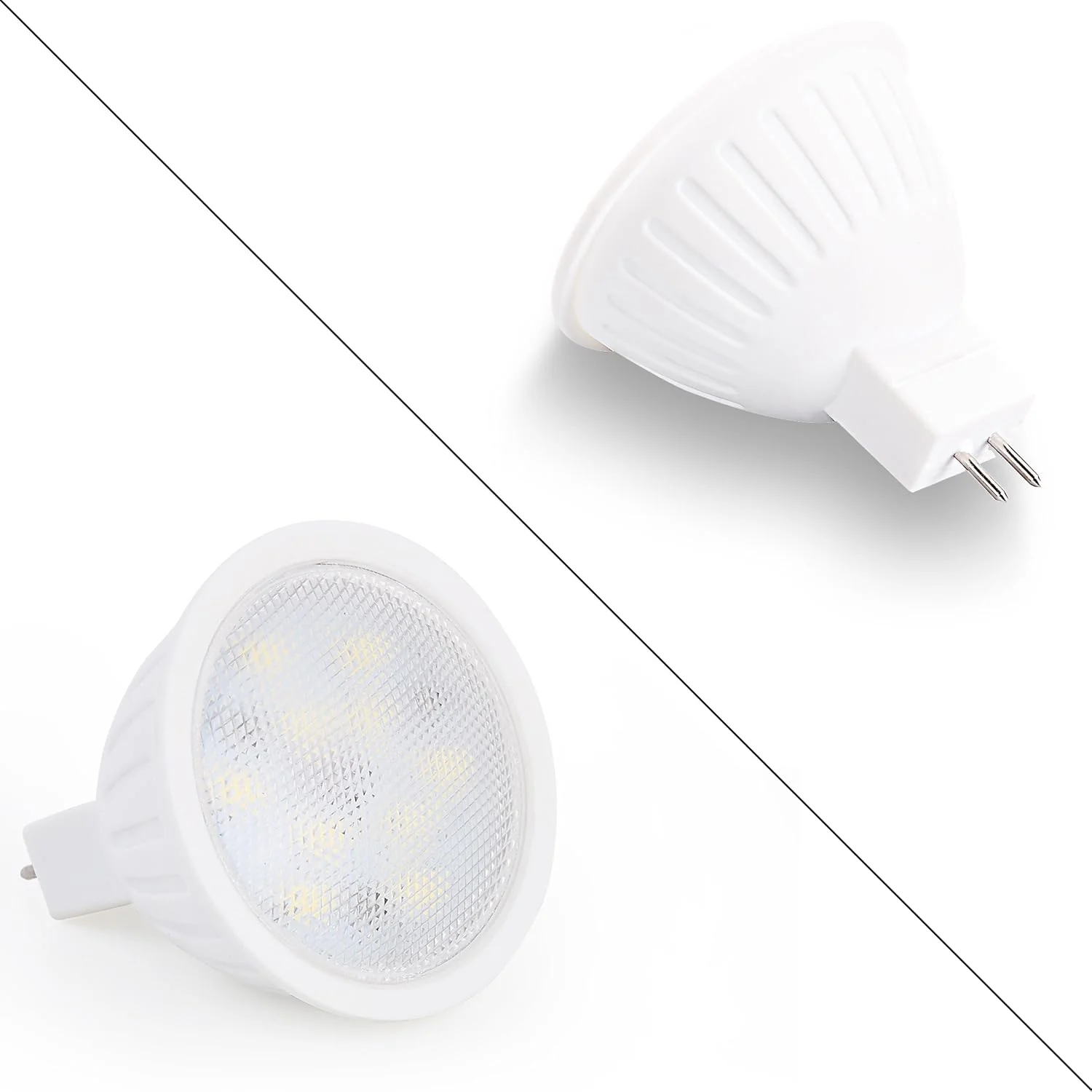 6-Pack MR16 5W 120V GU5.3 LED Bulbs Dimmable Energy Saving Light 120 Degree Beam Angle Line Voltage - Image 9