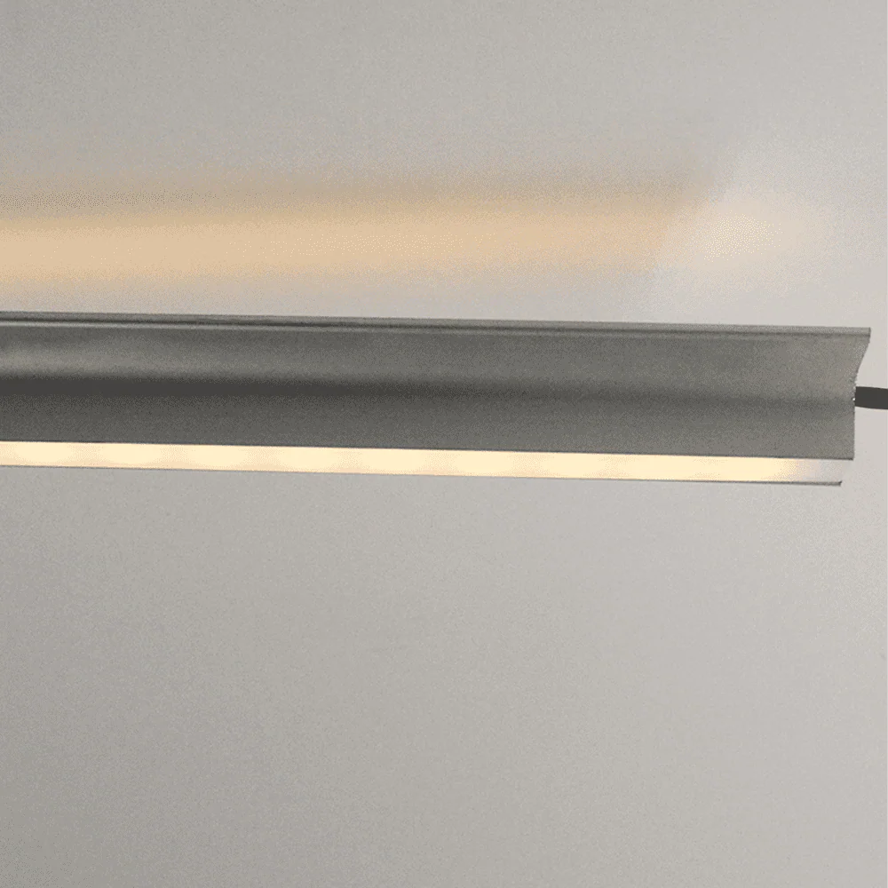 AP16F 8 ft Aluminum Channel Oval Wardrobe Hanging Rail Closet Rod 1.14″ (W) x 0.59″ (H) for LED Strip Lights | 10 Pack - Image 10