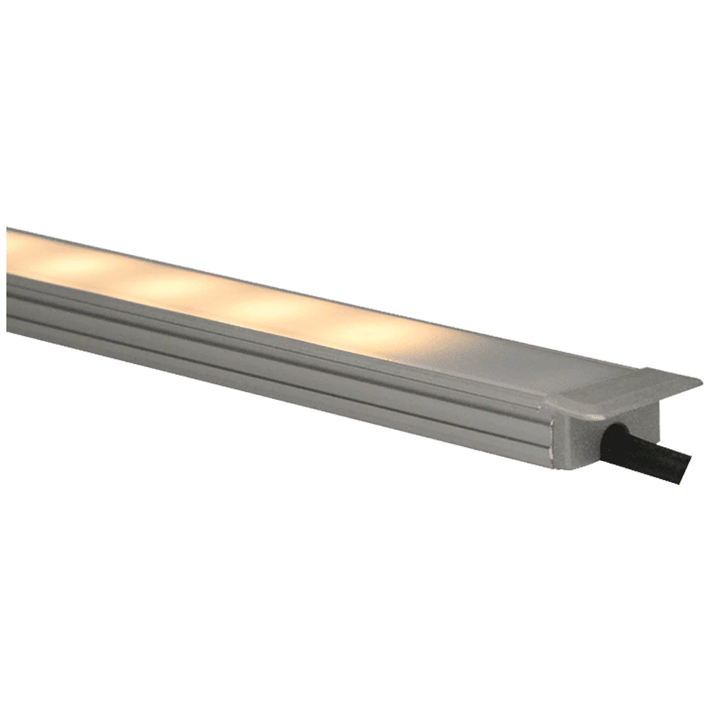 AP44M 8 ft Aluminum Channel Flush Mount 0.70″(W) x 0.31″(H) for LED Strip Lights | 10 Pack - Image 4
