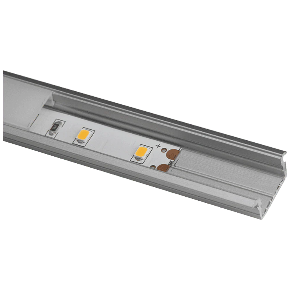 AP44M 8 ft Aluminum Channel Flush Mount 0.70″(W) x 0.31″(H) for LED Strip Lights | 10 Pack - Image 6