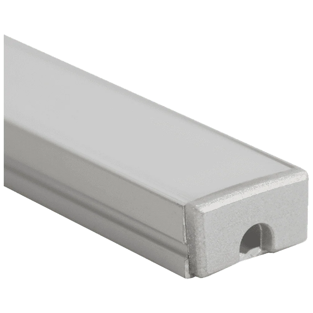 AP46M 8 ft Aluminum Channel Surface Mount 0.59″(W)  x 0.31″(H) for LED Strip Lights | 10 Pack - Image 3