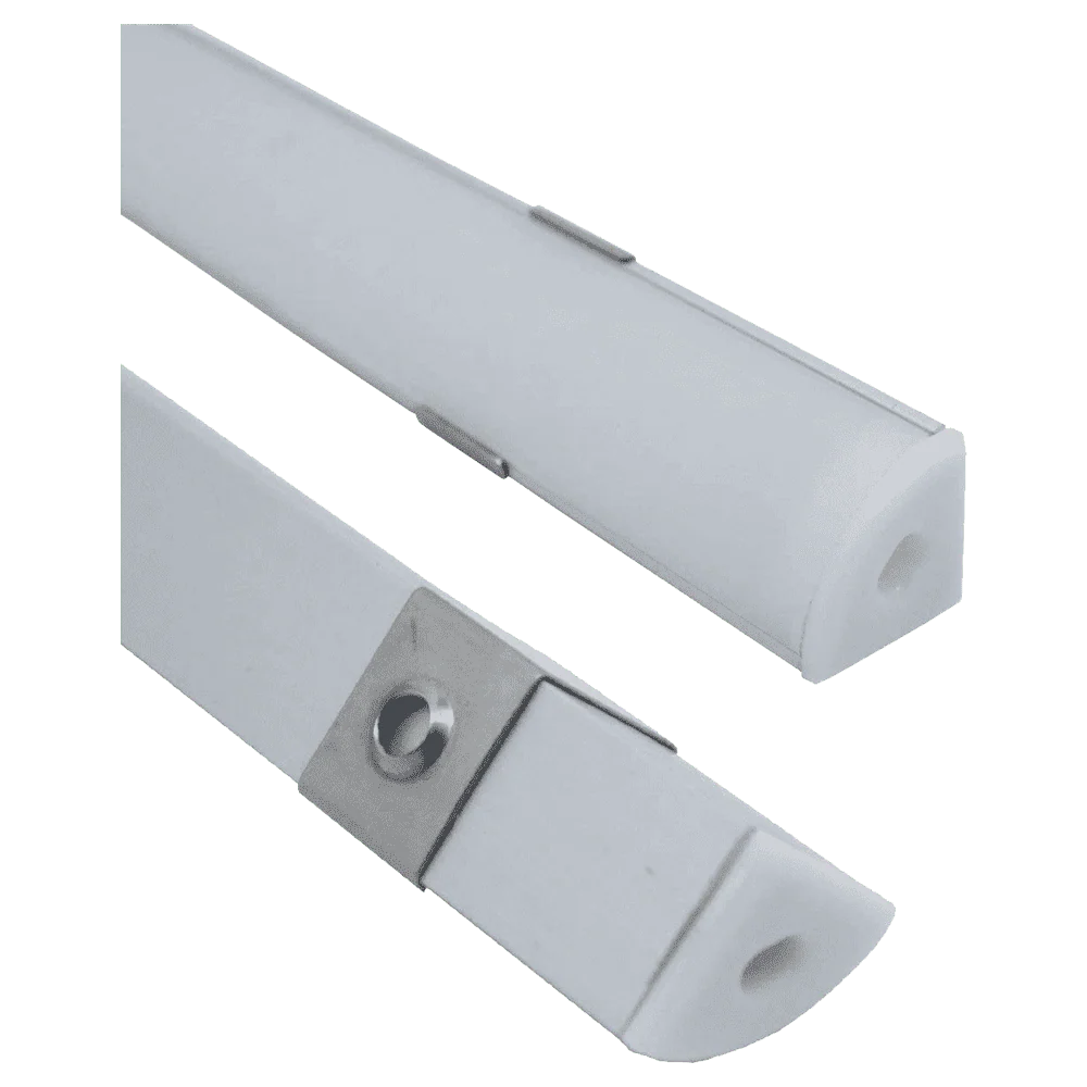 AP59 8 ft Aluminum Channel Corner Mount .63″ (W)  x .73″ (H) for LED Strip Lights | 10 Pack - Image 4