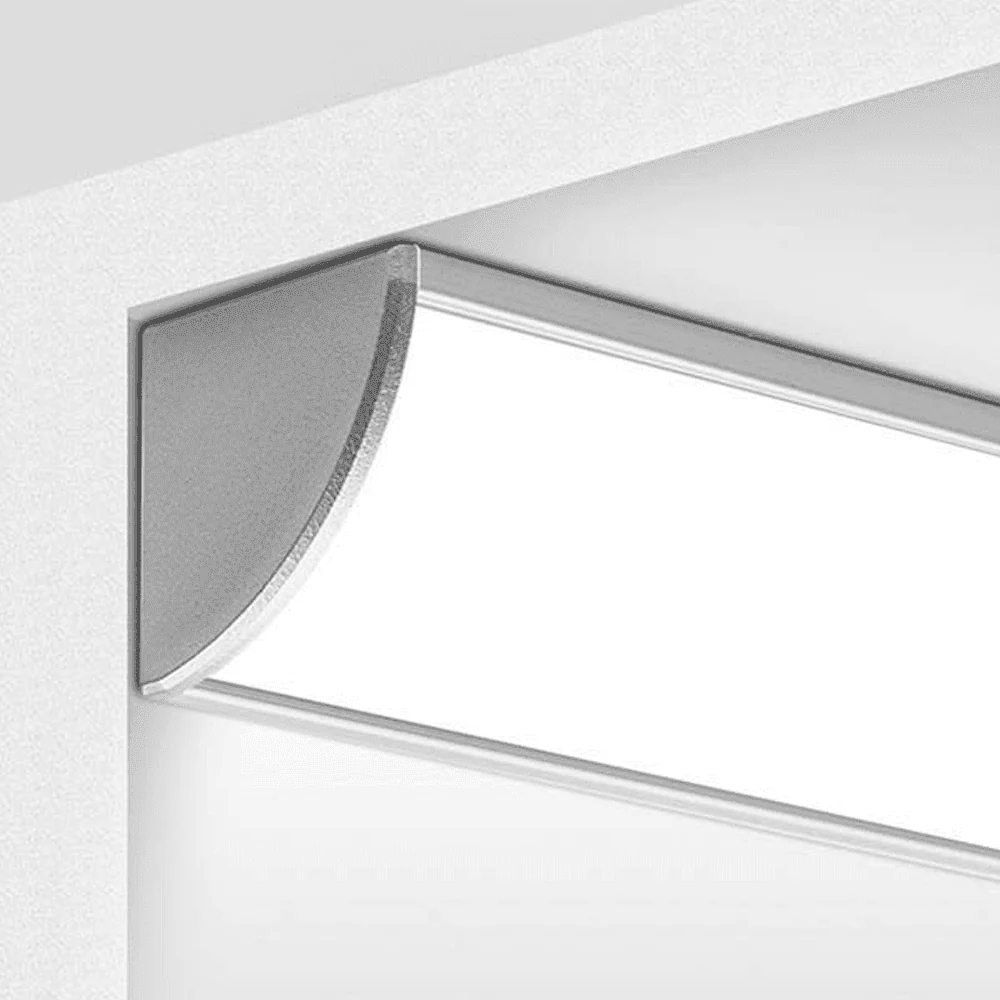 AP59 8 ft Aluminum Channel Corner Mount .63″ (W)  x .73″ (H) for LED Strip Lights | 10 Pack - Image 7