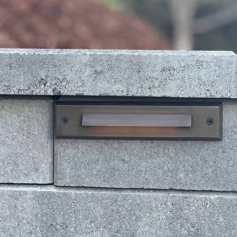 STBP01 2W 2700K Arrow Simple Louv Brass Deck Light Low voltage Landscape Lighting - Image 10