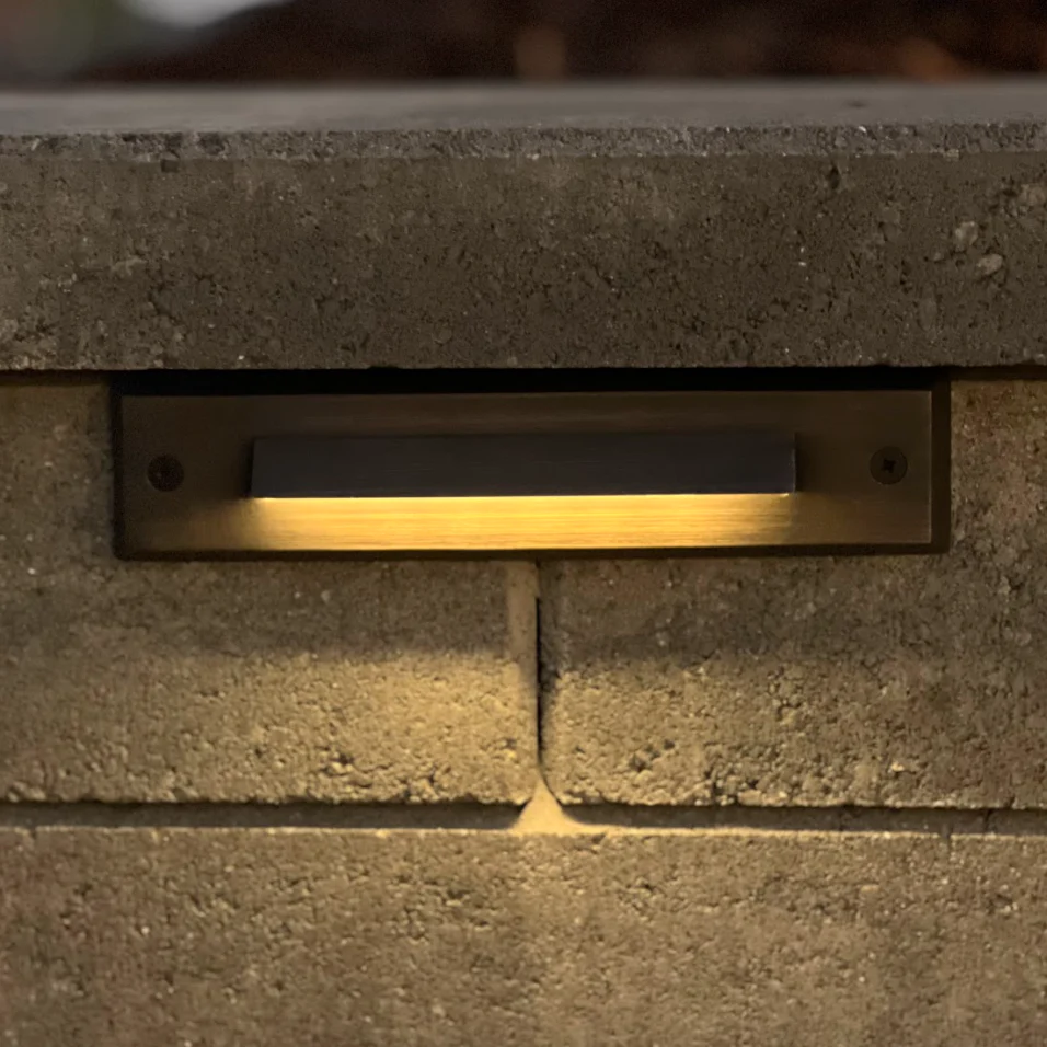 STBP01 2W 2700K Arrow Simple Louv Brass Deck Light Low voltage Landscape Lighting - Image 11