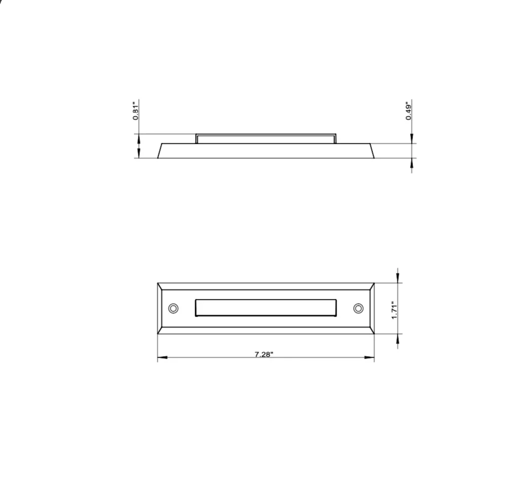 STBP01 2W 2700K Arrow Simple Louv Brass Deck Light Low voltage Landscape Lighting - Image 13