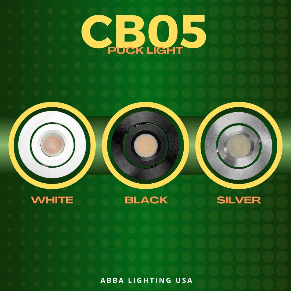 CB05 1.5W DC12 Low Voltage Round LED Cast Aluminum Recessed Cabinet Light Down Lighting Fixture - Image 13