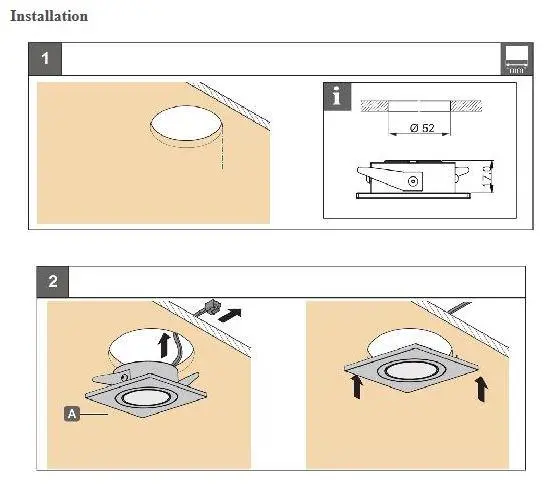 CB06 1.5W DC12V Low Voltage Dimmable Recessed Square Cast Aluminum LED Puck Light Cabinet Downlighting - Image 13