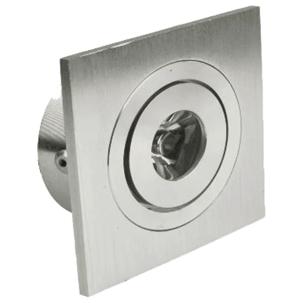 CB06 1.5W DC12V Low Voltage Dimmable Recessed Square Cast Aluminum LED Puck Light Cabinet Downlighting - Image 5