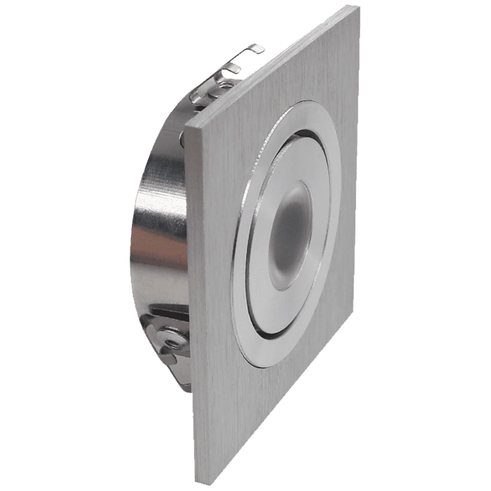 CB06 1.5W DC12V Low Voltage Dimmable Recessed Square Cast Aluminum LED Puck Light Cabinet Downlighting - Image 7