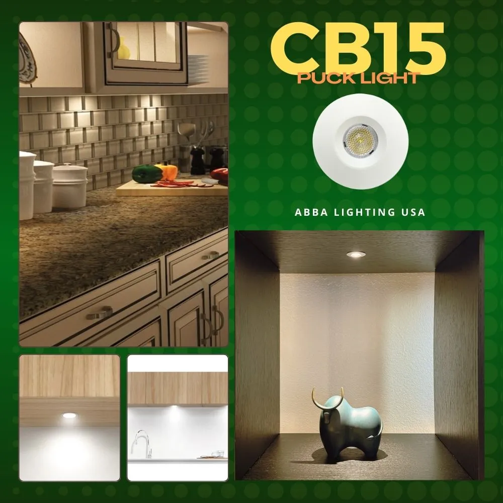 CB15 1.5W DC12V Low Voltage Round Recessed Cast Aluminum Cabinet Light Energy Saving Dimmable LED Downlighting - Image 10