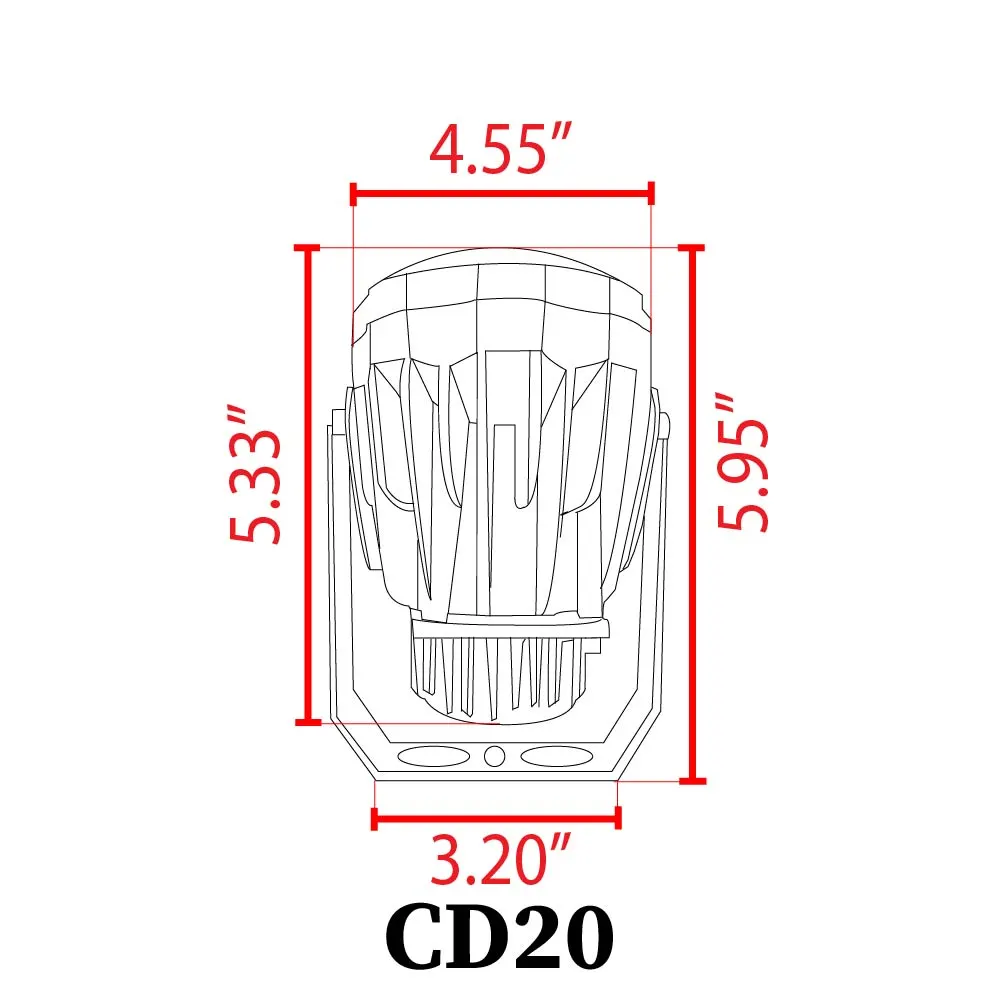 CD20 20W AC12V Low Voltage Ground LED Aluminum Spotlight Waterproof Outdoor Fixture - Image 19