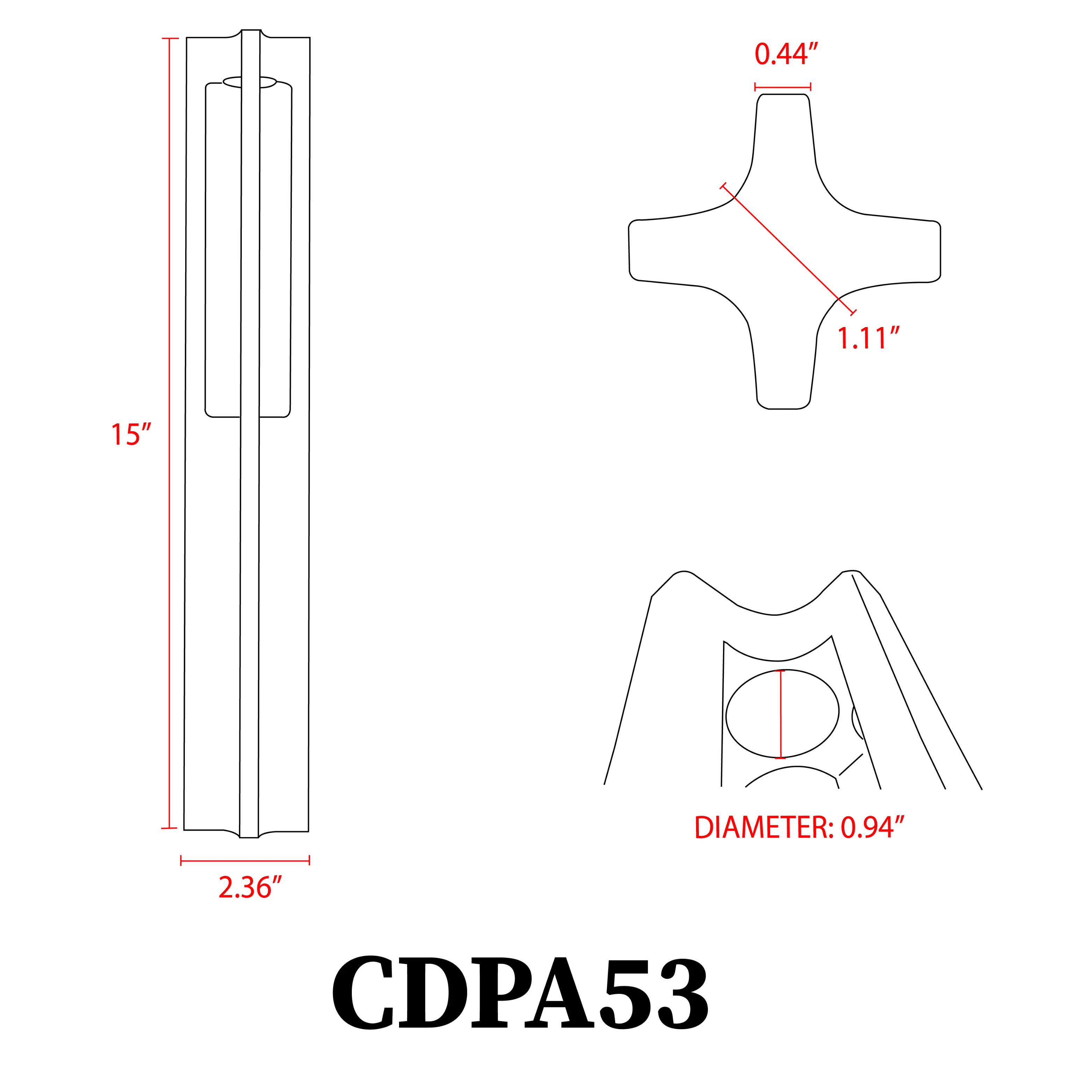 CDPA53 12V Low Voltage 3W 3000K Warm White Integrated LED Rectangular Bollard Light Outdoor Aluminum Path Lighting - Image 16