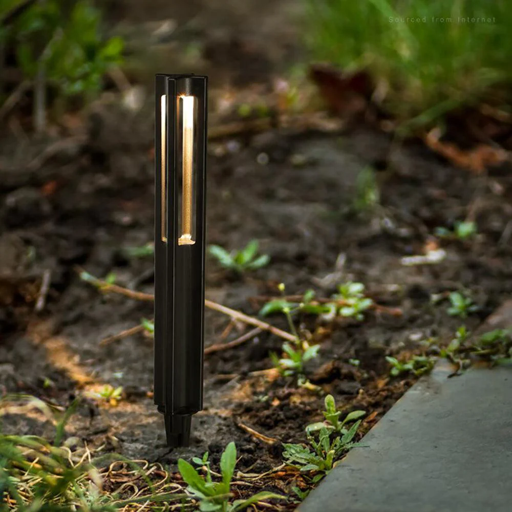 CDPA53 12V Low Voltage 3W 3000K Warm White Integrated LED Rectangular Bollard Light Outdoor Aluminum Path Lighting - Image 9