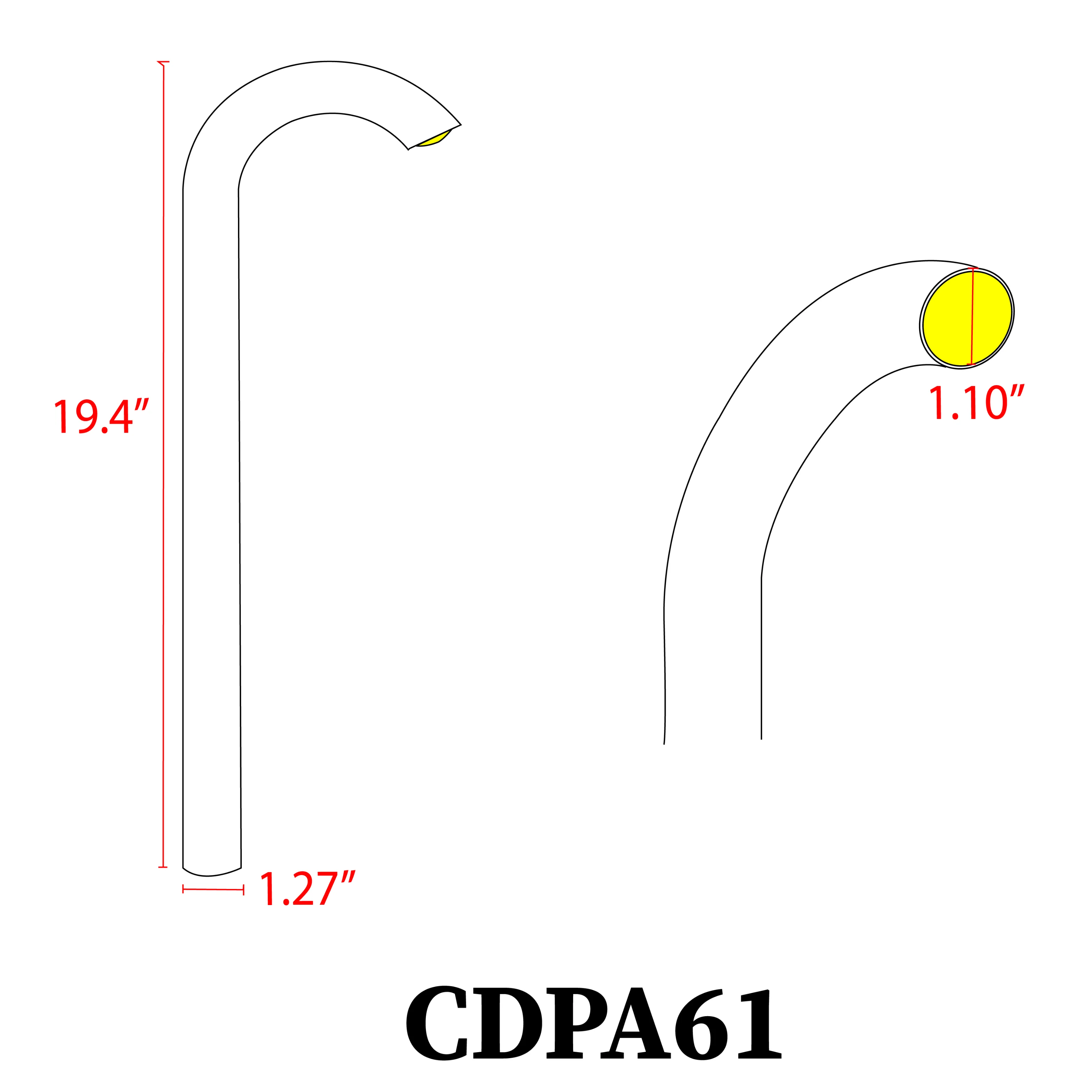 CDPA61 5W LED Bollard Path Light Low Voltage Outdoor Landscape Lighting - Image 16