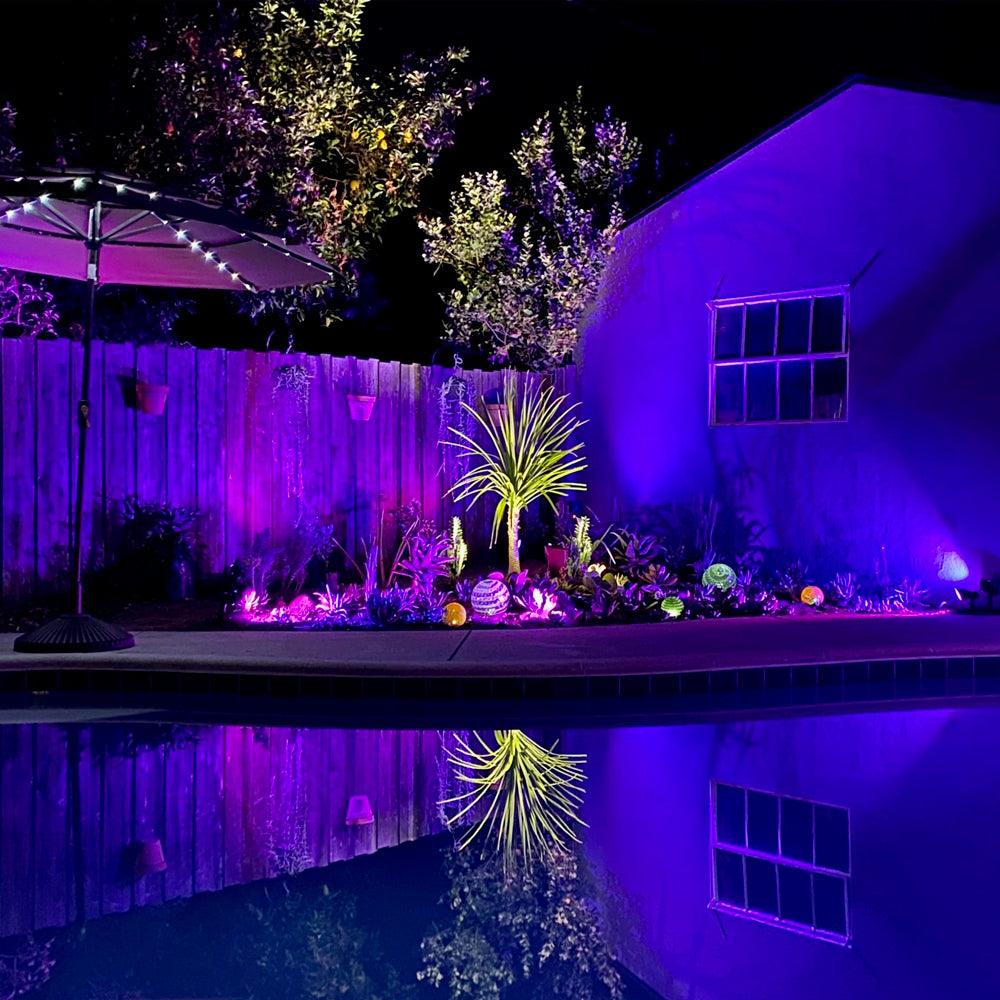 CDR85 9W 12V Low Voltage RGB Directional Ground Outdoor Landscape Aluminum Spotlight Waterproof Fixture - Image 10