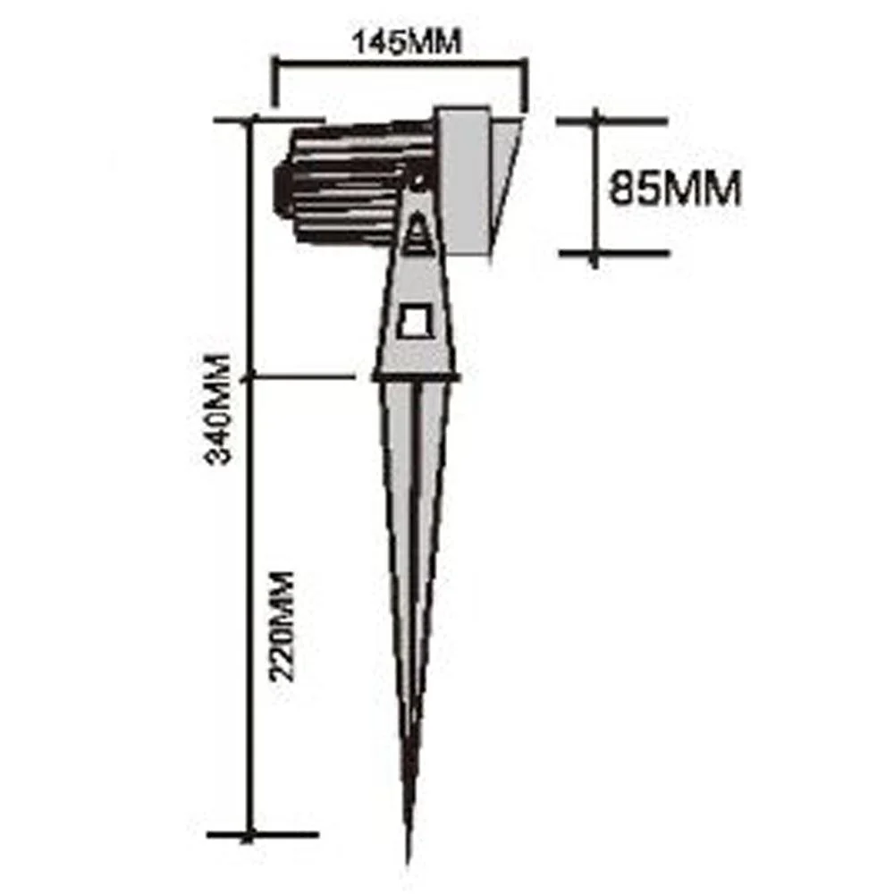 CDR85 9W 12V Low Voltage RGB Directional Ground Outdoor Landscape Aluminum Spotlight Waterproof Fixture - Image 8