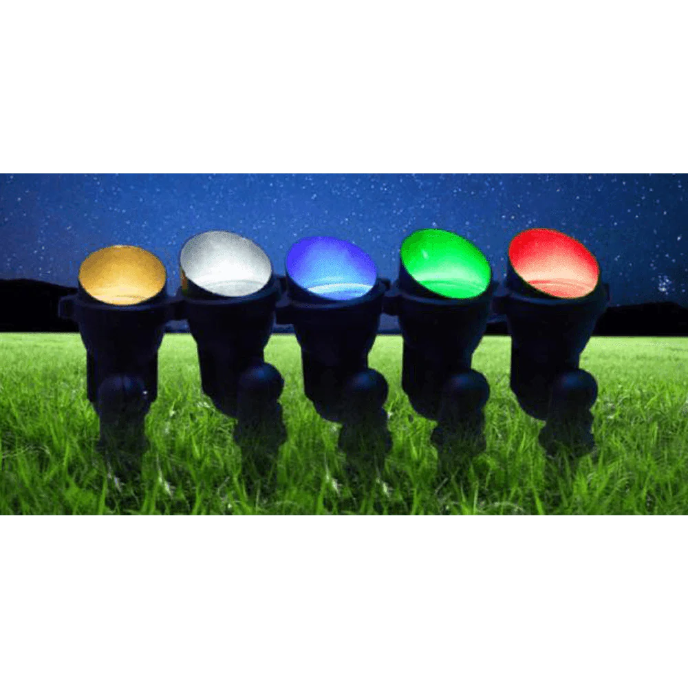 CDR85 9W 12V Low Voltage RGB Directional Ground Outdoor Landscape Aluminum Spotlight Waterproof Fixture - Image 9