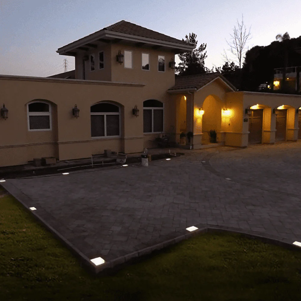 CRG30 DC12V Low Voltage In Ground RGB or WW LED Aluminum Brick Paver Light Square IP67 Waterproof - Image 14
