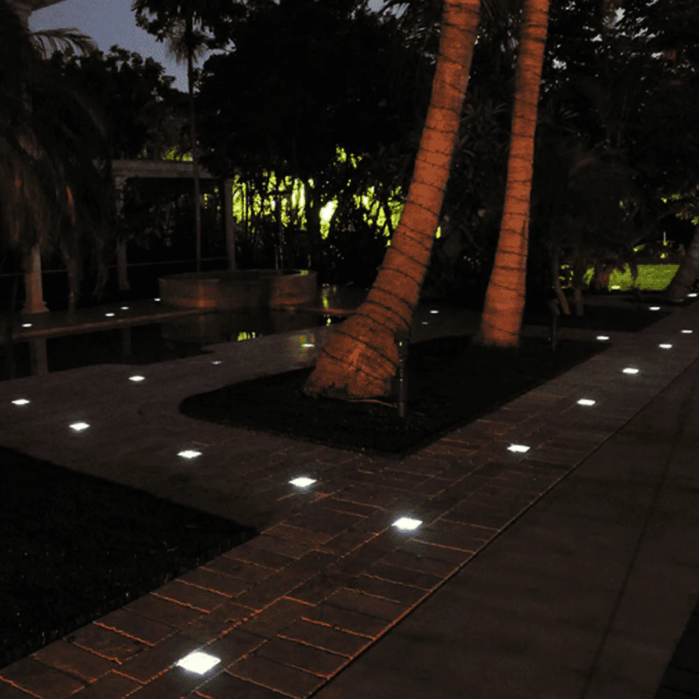 CRG30 DC12V Low Voltage In Ground RGB or WW LED Aluminum Brick Paver Light Square IP67 Waterproof - Image 15