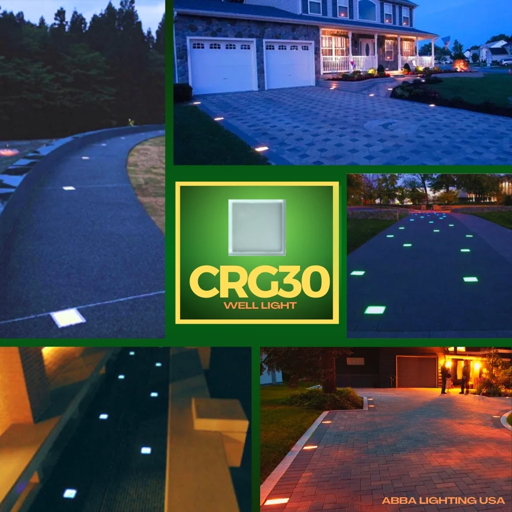 CRG30 DC12V Low Voltage In Ground RGB or WW LED Aluminum Brick Paver Light Square IP67 Waterproof - Image 32