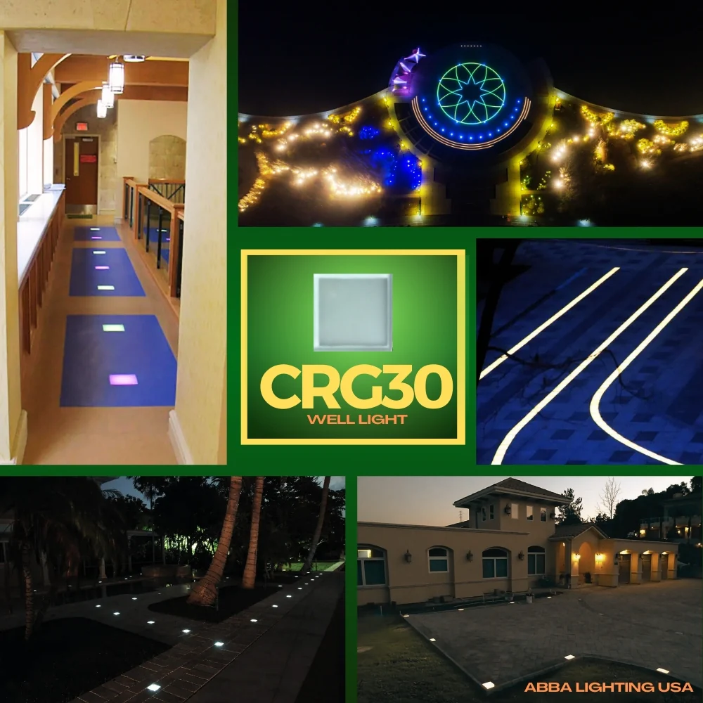 CRG30 DC12V Low Voltage In Ground RGB or WW LED Aluminum Brick Paver Light Square IP67 Waterproof - Image 33