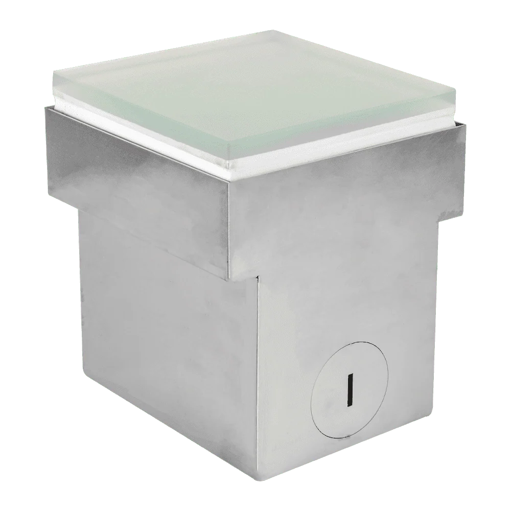 CRG30 DC12V Low Voltage In Ground RGB or WW LED Aluminum Brick Paver Light Square IP67 Waterproof - Image 9