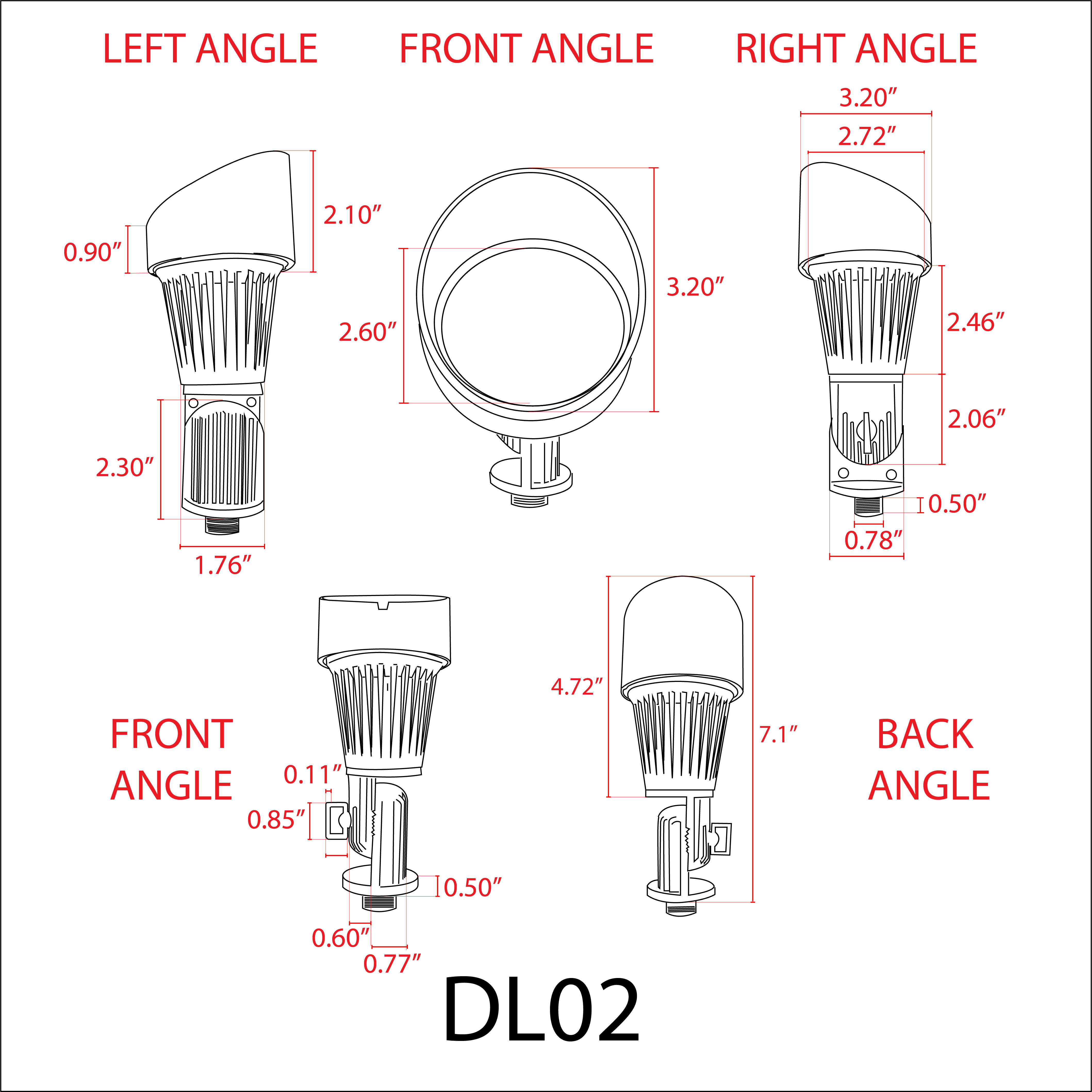 DL02 4x/8x/12x Package 12V Low Voltage Waterproof LED Outdoor Aluminum Spotlight Directional Lighting with 3W 3000K Bulb - Image 23