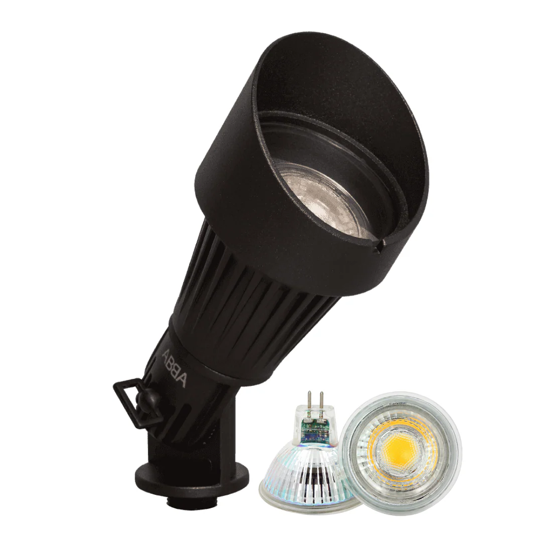 DL02 4x/8x/12x Package 12V Low Voltage Waterproof LED Outdoor Aluminum Spotlight Directional Lighting with 3W 3000K Bulb - Image 4
