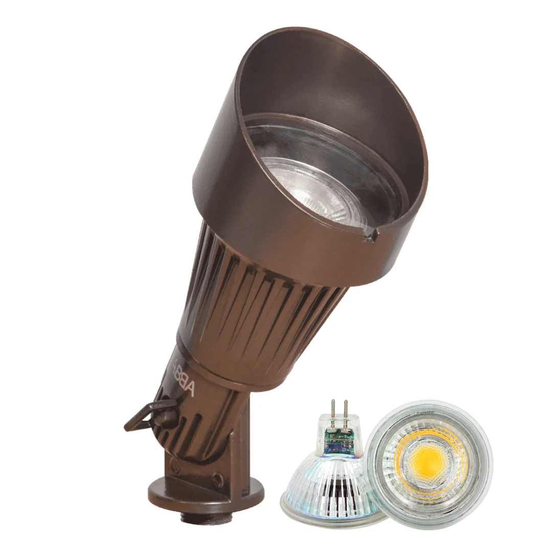 DL02 4x/8x/12x Package 12V Low Voltage Waterproof LED Outdoor Aluminum Spotlight Directional Lighting with 3W 3000K Bulb - Image 9