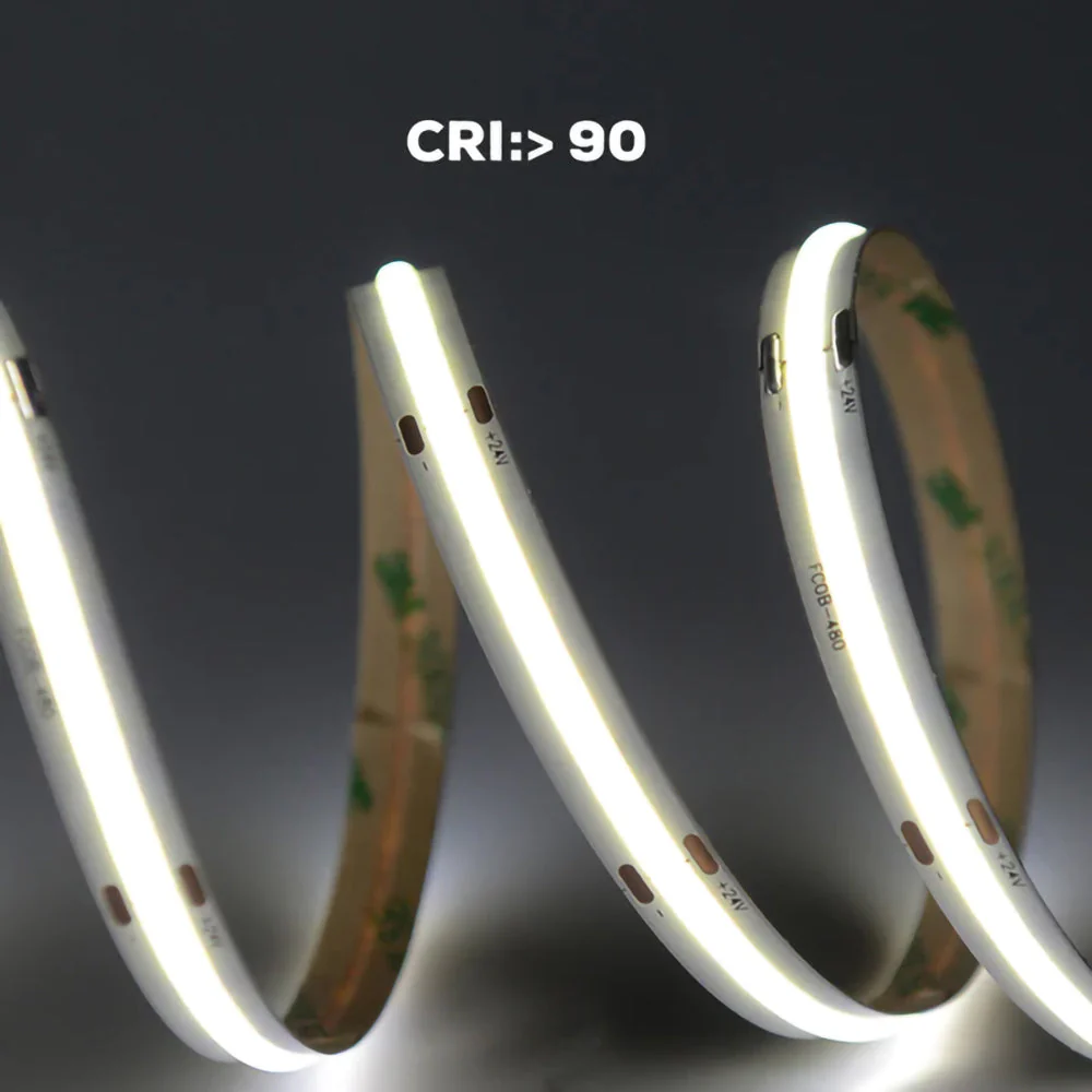 SLD07 Dotless Linear LED Tunable CCT (2700K-6500K) 4.5W/ft for 10mm COB Strip Lights Low Voltage DC24V Tape Light - Image 4