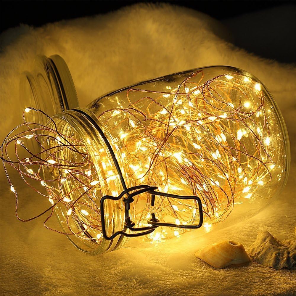 Fairy Lights LED 4.5V Low Voltage Dimmable Copper Wire Starry String Lights 2700K or 5000K IP65 Waterproof with Remote Control and Adapter - Image 4