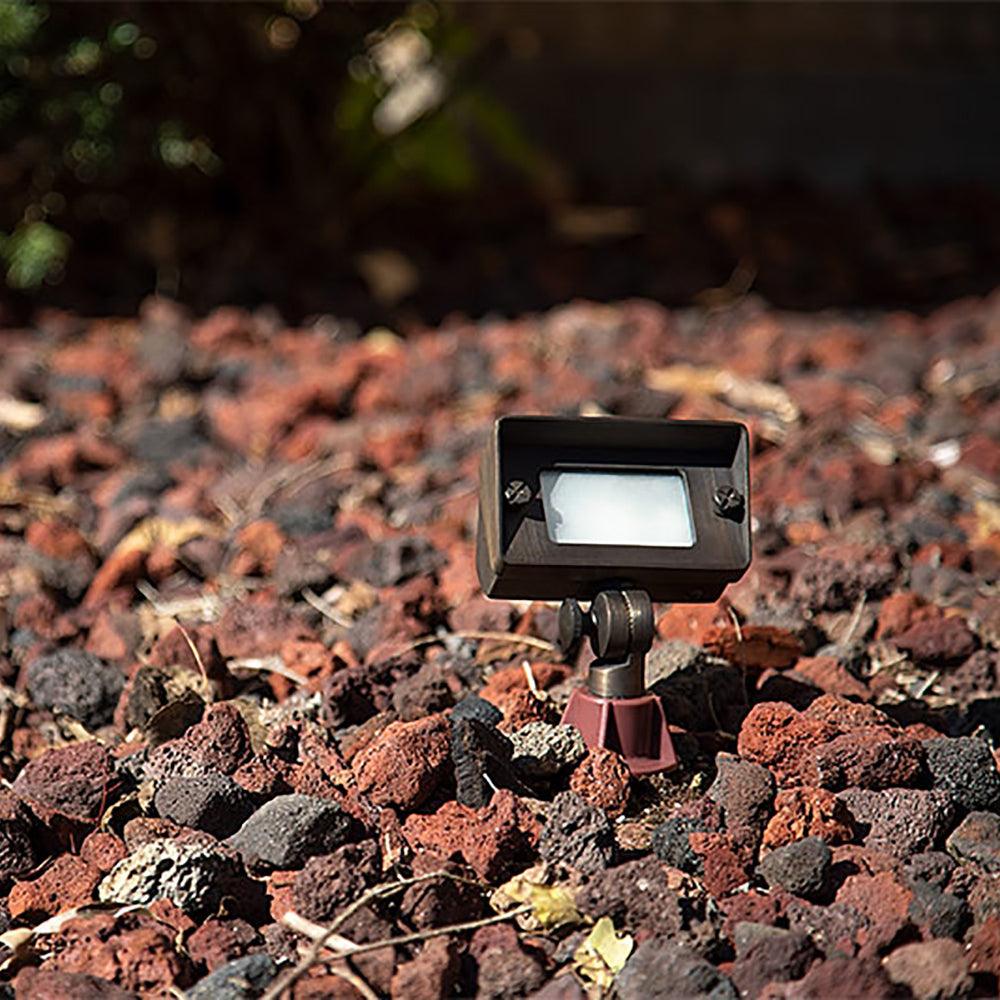FPB01 Brass 12V Low Voltage Rectangular LED Directional Floodlight Adjustable Lighting - Image 11