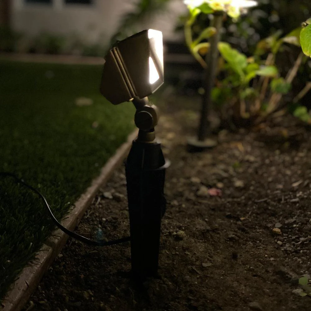 FPB01 Brass 12V Low Voltage Rectangular LED Directional Floodlight Adjustable Lighting - Image 12