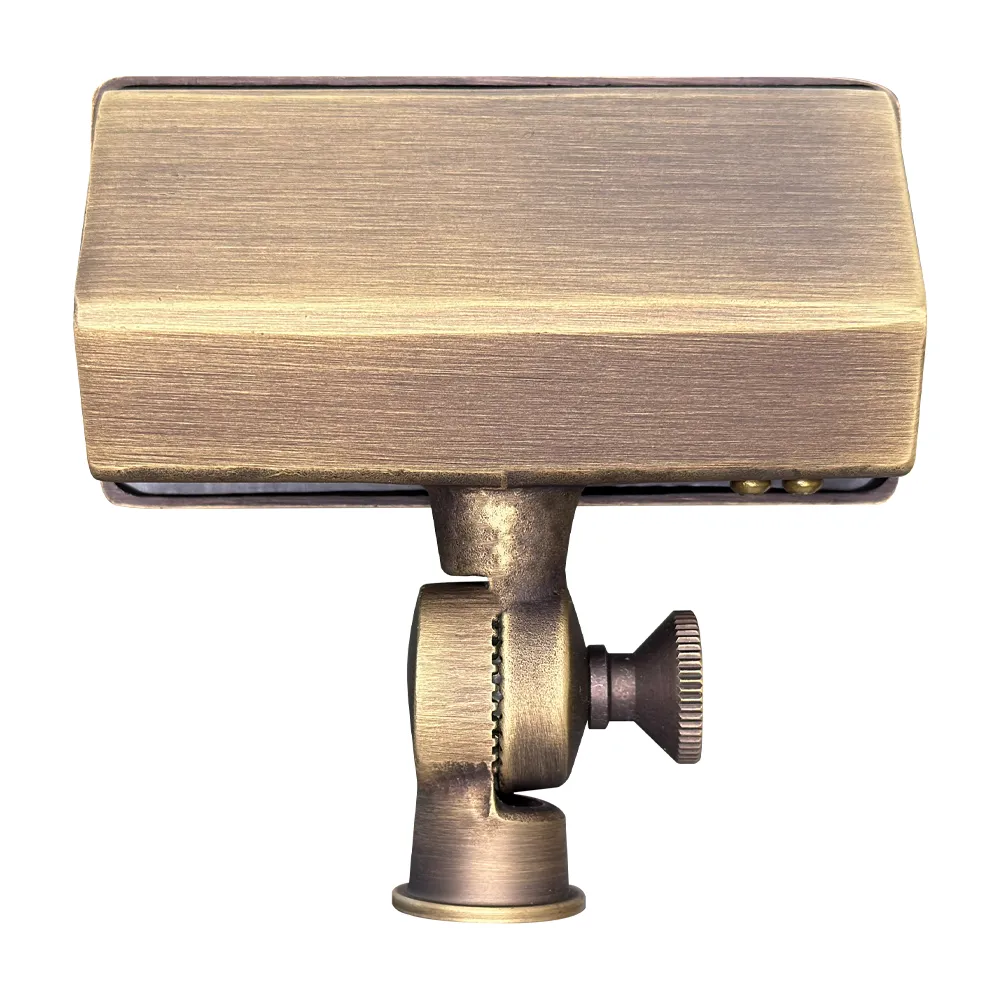 FPB01 Brass 12V Low Voltage Rectangular LED Directional Floodlight Adjustable Lighting - Image 4
