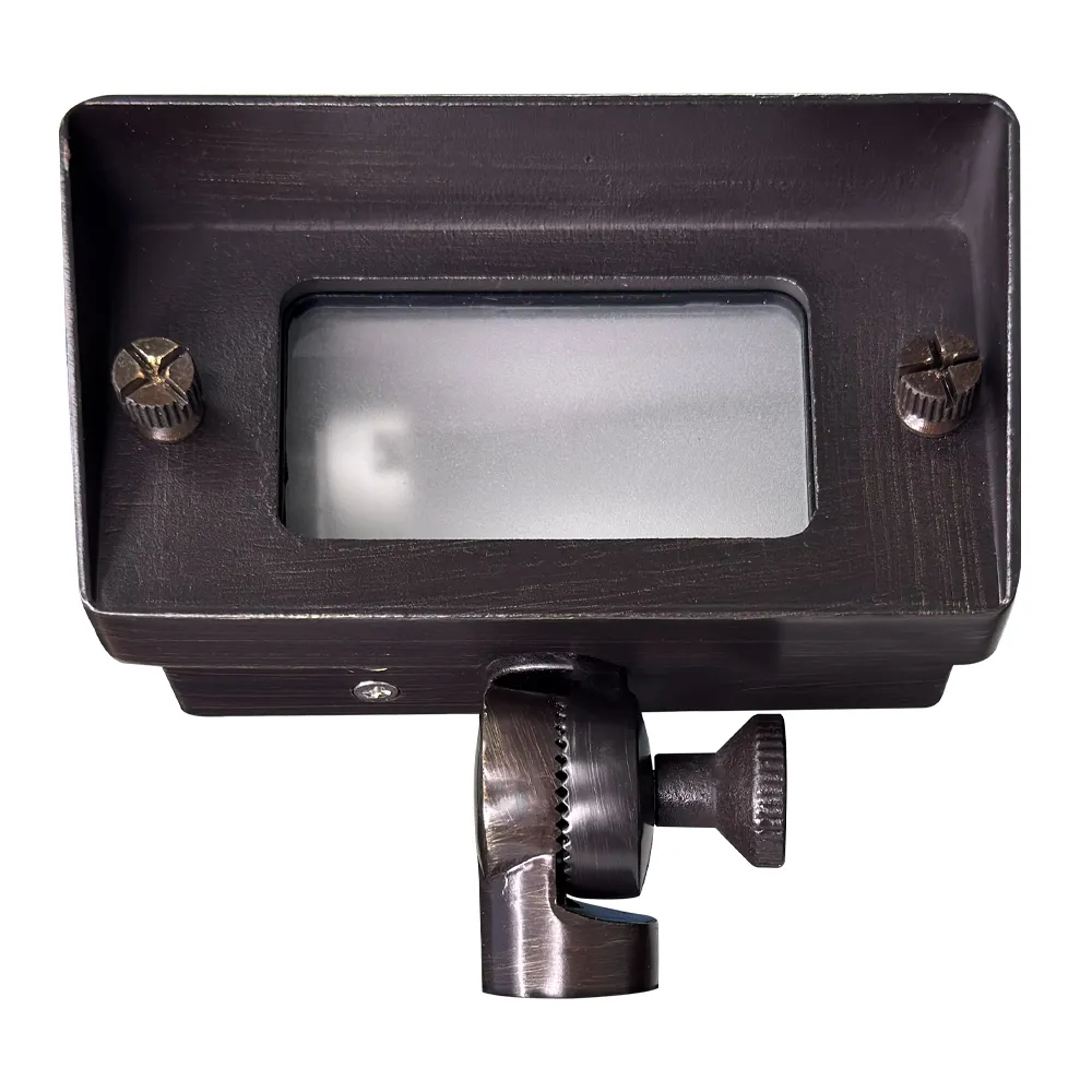FPB01 Brass 12V Low Voltage Rectangular LED Directional Floodlight Adjustable Lighting - Image 7