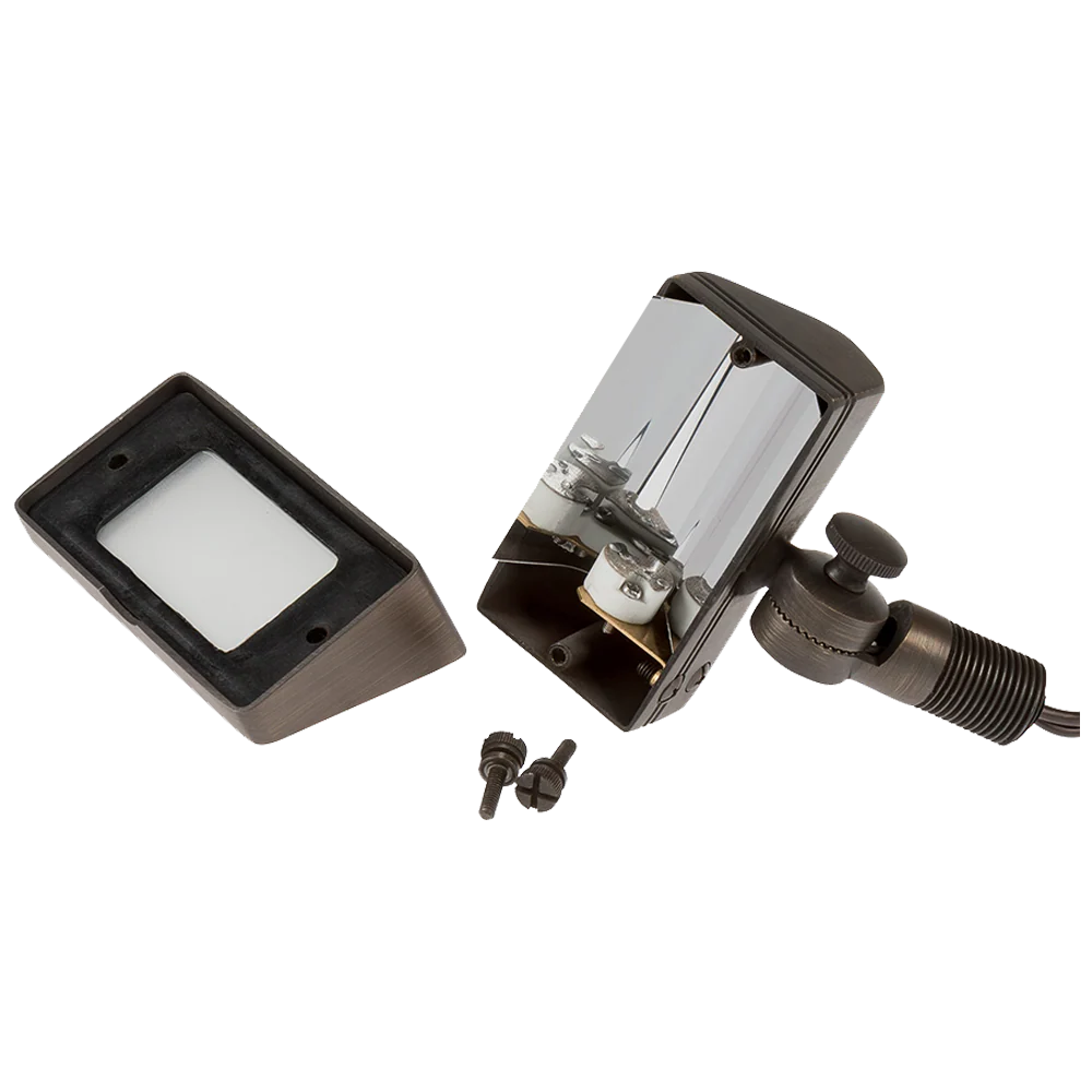 FPB01 Brass 12V Low Voltage Rectangular LED Directional Floodlight Adjustable Lighting - Image 9
