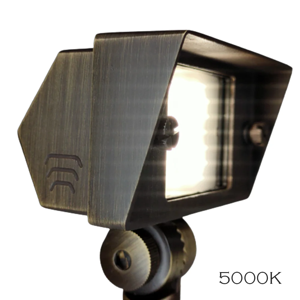 FPBCC04 Cast Brass 3CCT Adjustable 2W-7W Rectangular Built-In LED Flood Light 12V Low Voltage Fixture - Image 21
