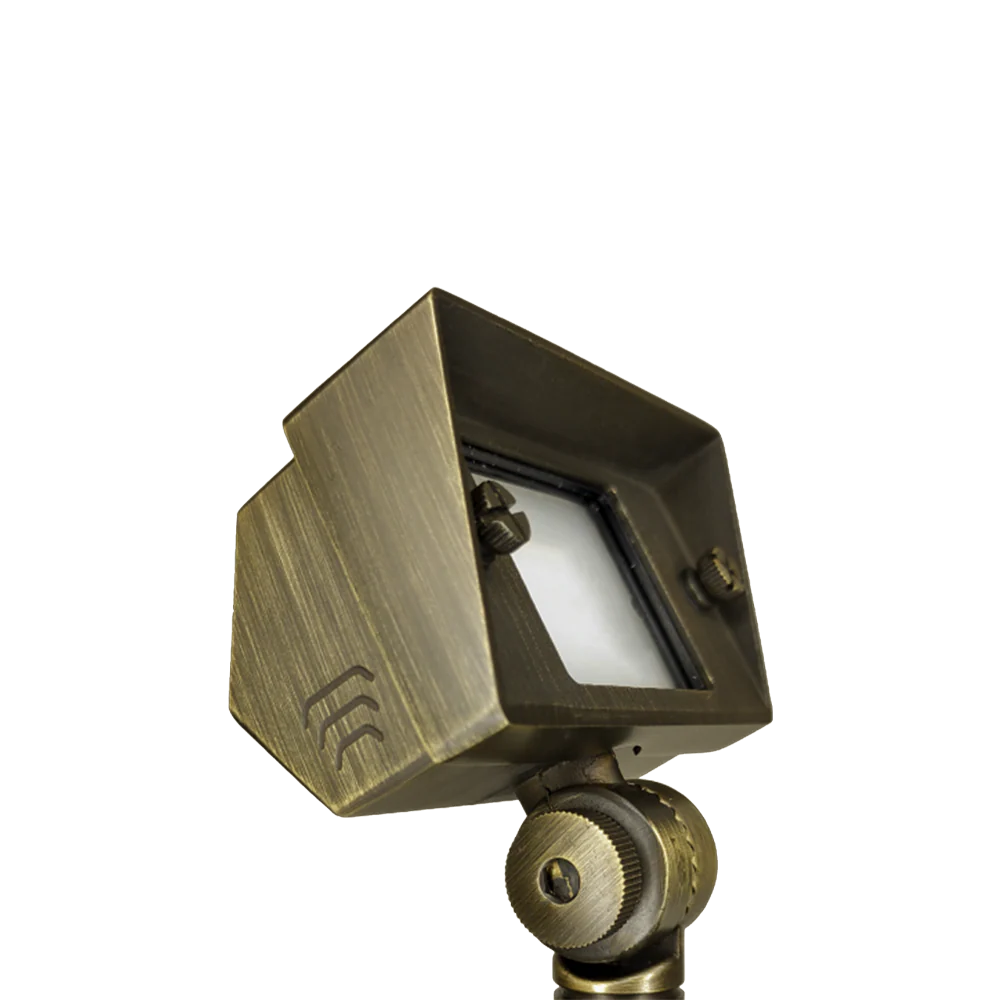 FPBCC04 Cast Brass 3CCT Adjustable 2W-7W Rectangular Built-In LED Flood Light 12V Low Voltage Fixture - Image 6
