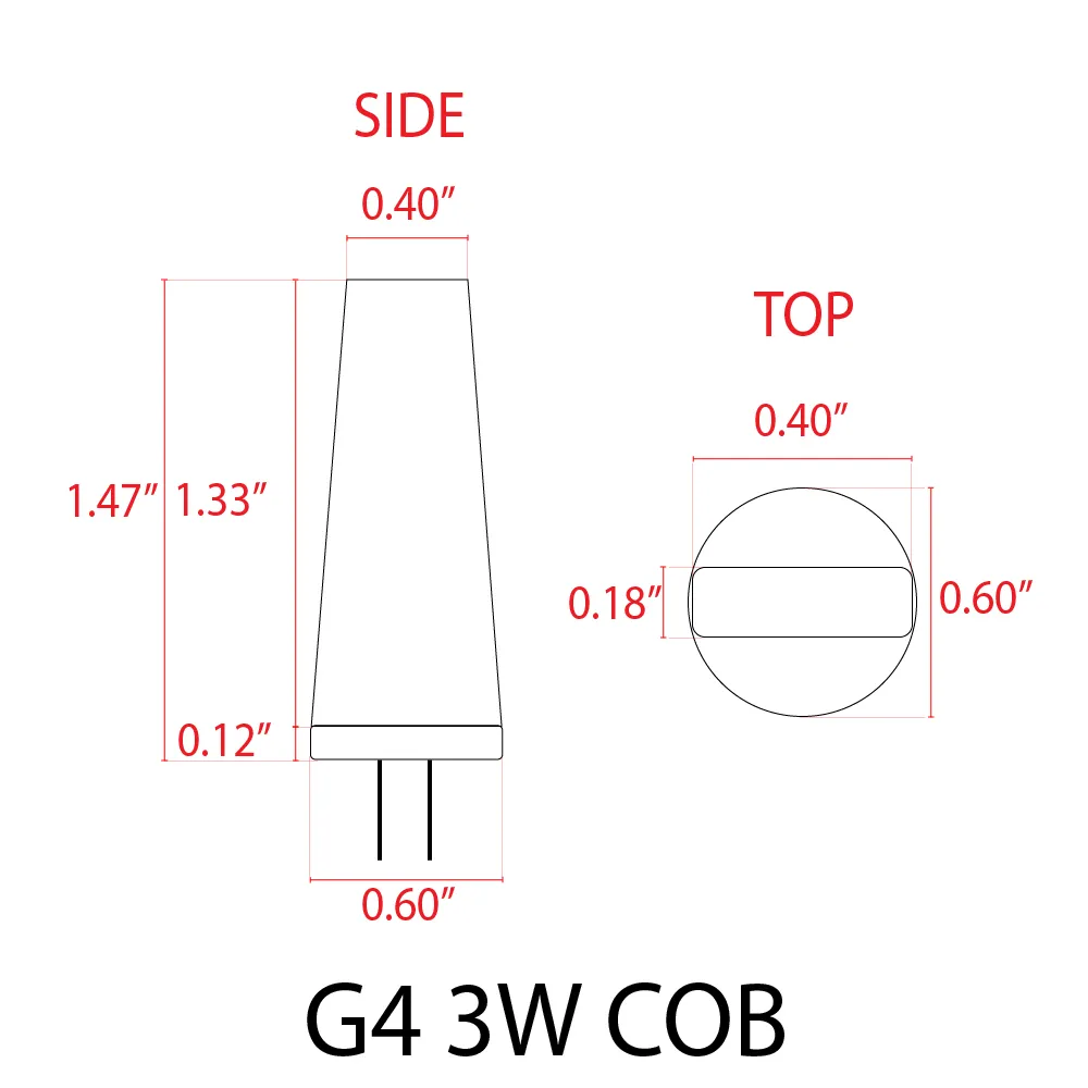 G4 2W 3W Bi Pin Non-Dimmable LED Capsule 12V Low Voltage Bulb Energy Efficient Light IP65 Waterproof - Image 8