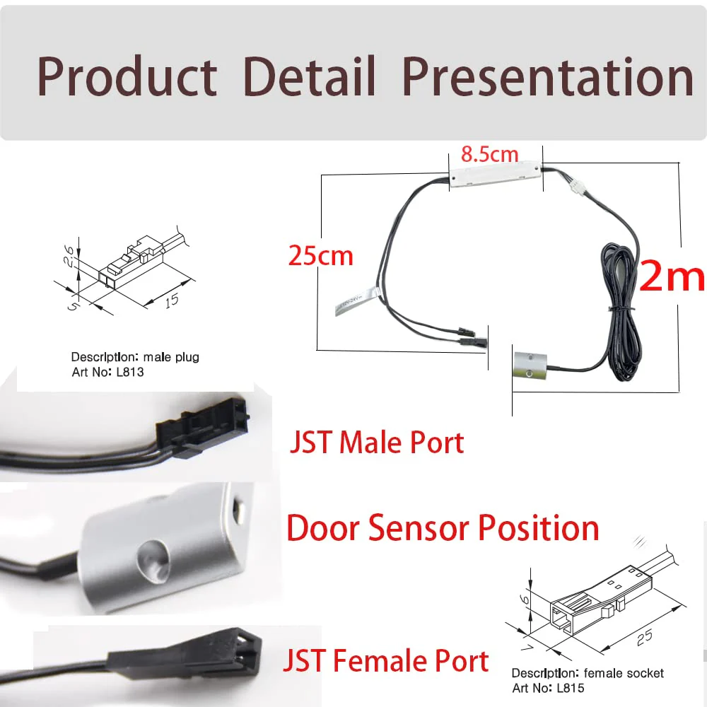 ID02 Door Operated Infrared Sensor Switch LED Automatic Controlling - Image 9