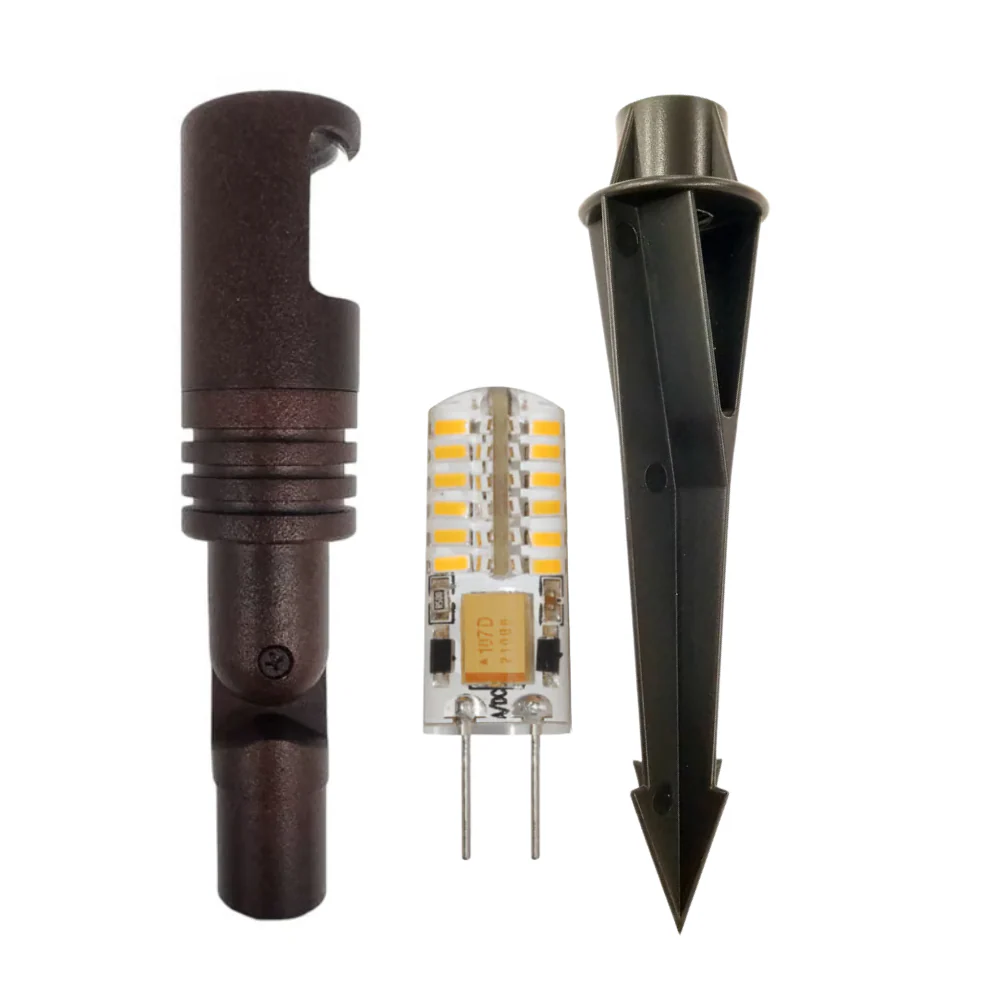 KL108 4x/8x/12x Package Low Voltage 3W 2700K G4 LED Directional Combo Path and Area Light Outdoor Lighting - Image 12