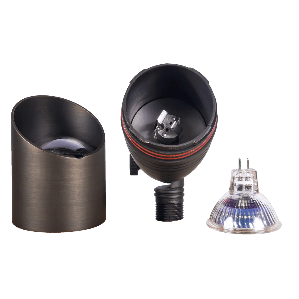SPB06 4x/8x/12x Package 12V Low Voltage LED Outdoor Landscape Brass Spotlight with 3W 3000K Bulb - Image 16