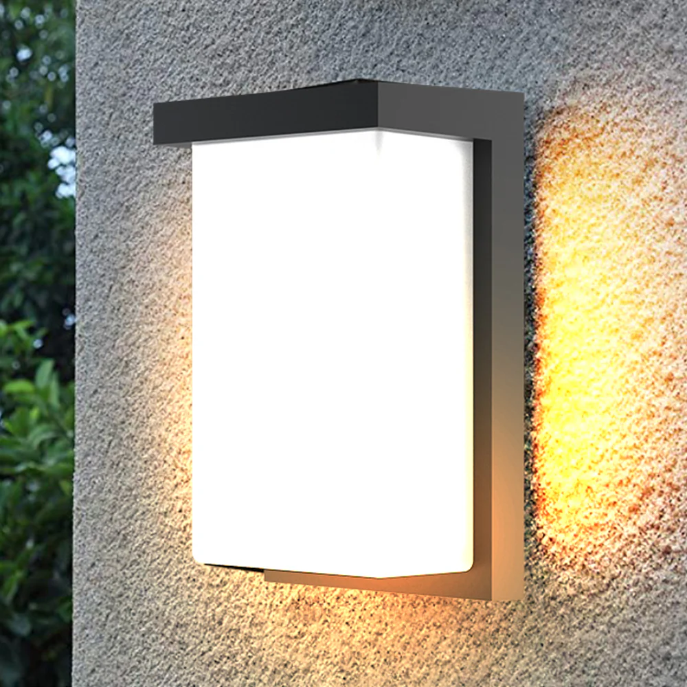 LED Wall Sconce Light 3CCT Selectable 3000K/4000K/5000K Integrated LED 3 Watts Selectable 12W/14W/16W Line Voltage 120V-277V AC IP66 Waterproof - Image 6