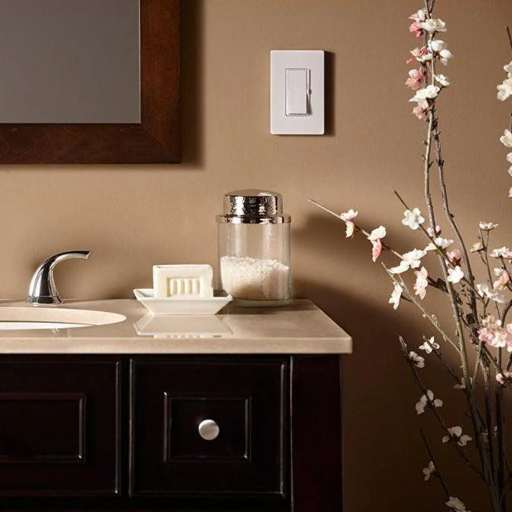 Lutron Diva C.L Dimmer Switch for Dimmable LED, Halogen and Incandescent Bulbs, Single-Pole or 3-Way, White - Image 6