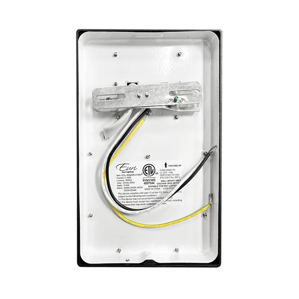 Mini Wall Pack LED Light 5CCT Selectable 15.8W 1600LM Line Voltage 120V AC IP65 Waterproof - Image 3